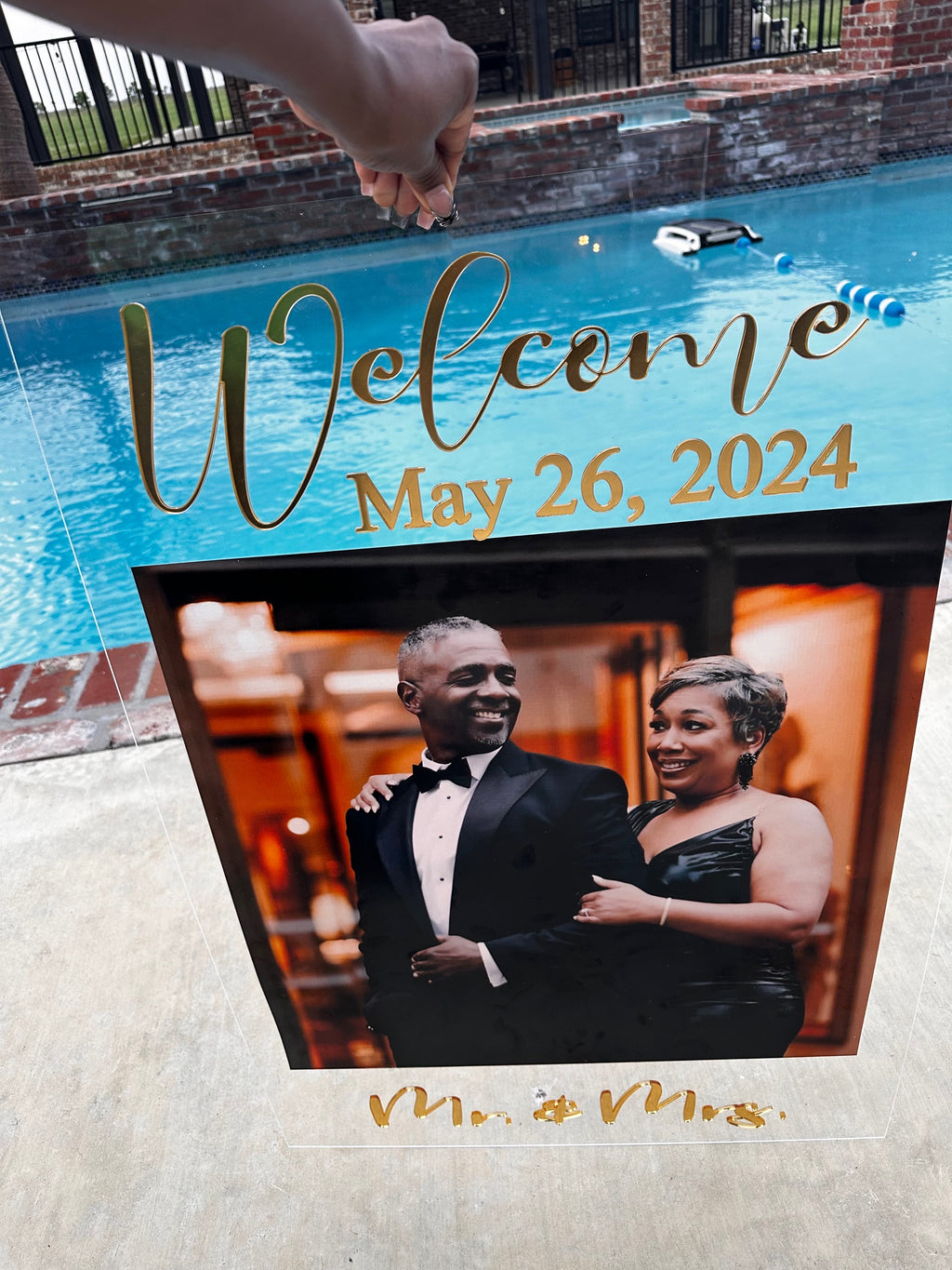 Acrylic Welcome Board image 2